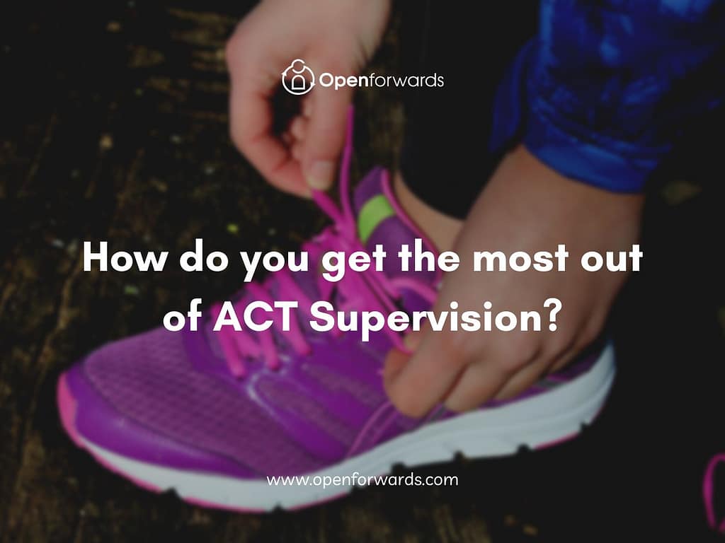 Acceptance and Commitment Therapy ACT Supervision with Jim Lucas