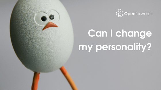 Confused egg illustration representing uncertainty about personality change